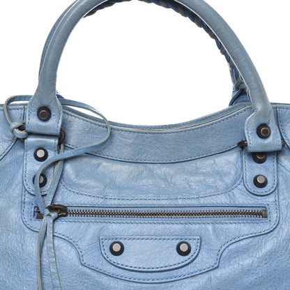 Balenciaga Agneau Classic Hardware Velo Bleu Indigo 19 of 19