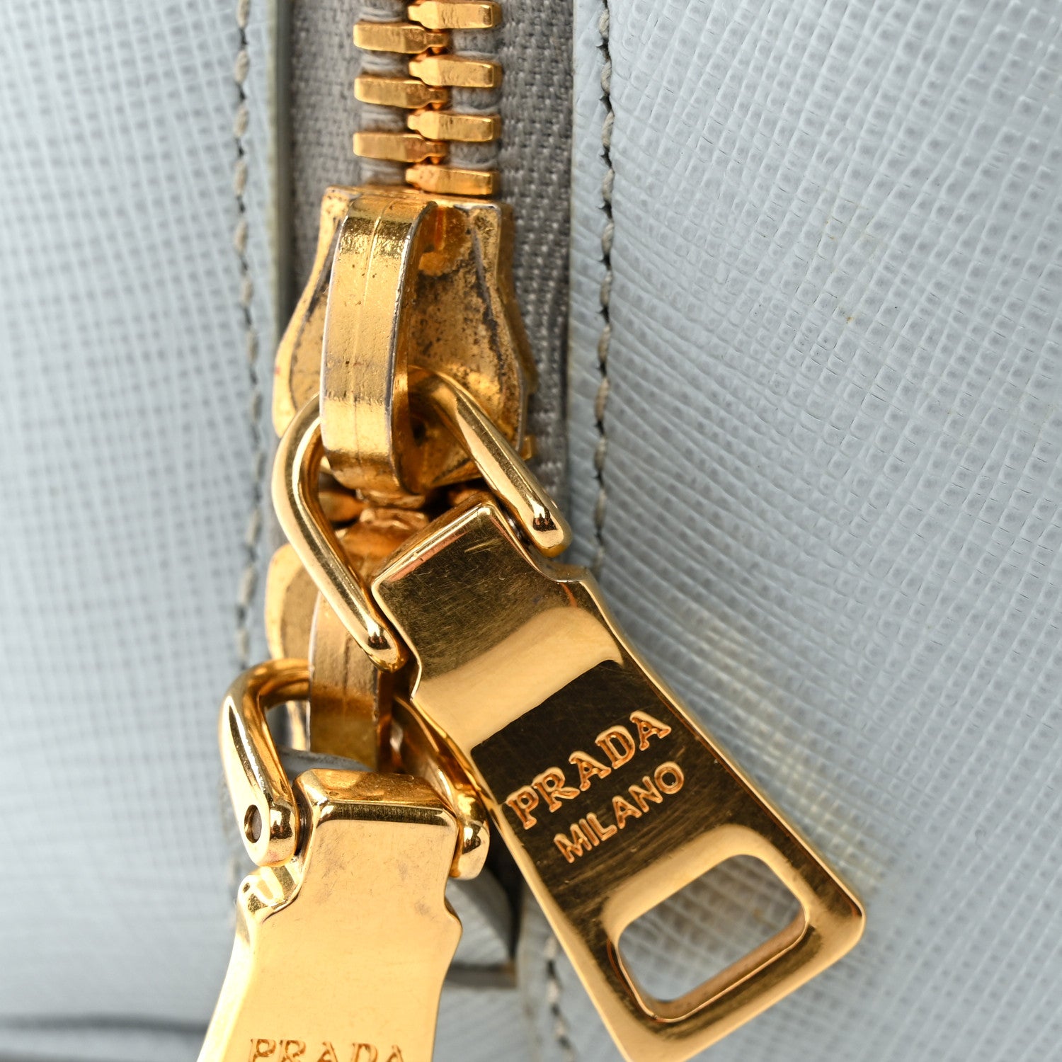 Prada Saffiano Lux Large Promenade Tote Lago 13 of 16