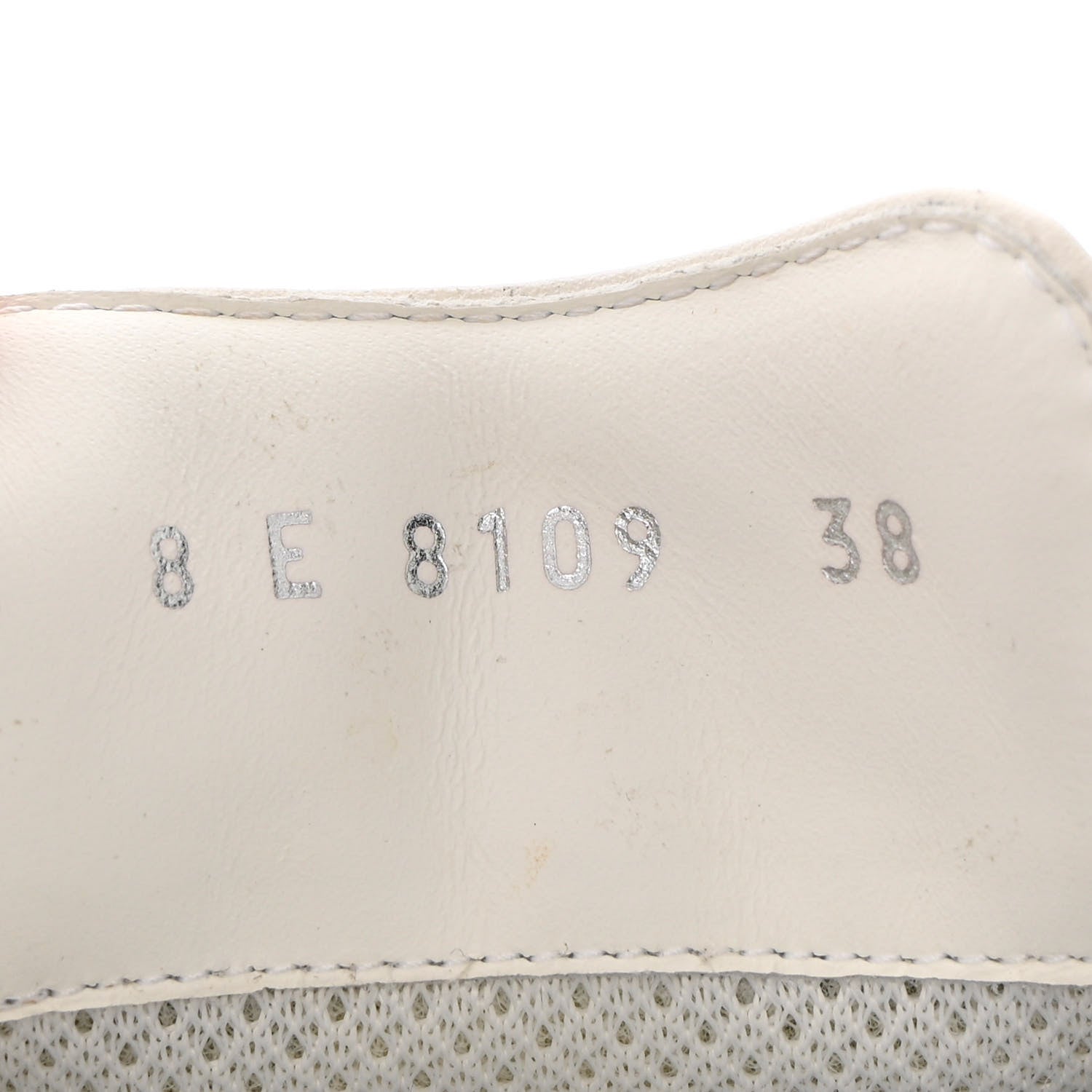 Fendi Fabric Jacquard Vitello Technical Fabric FF Womens Fendi Force Low Top Sneakers 38 Tobacco Black Ultrawhite White 6 of 12