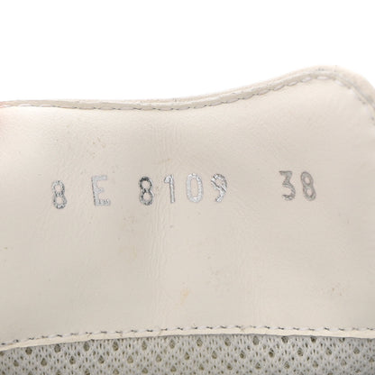 Fendi Fabric Jacquard Vitello Technical Fabric FF Womens Fendi Force Low Top Sneakers 38 Tobacco Black Ultrawhite White 6 of 12