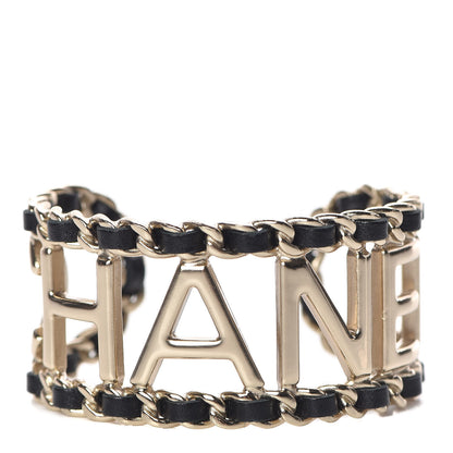 Chanel Lambskin Chain Vintage Allure Bracelet Gold 1 of 5