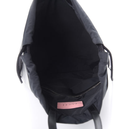 Gucci Calfskin Small GucciGhost Drawstring Backpack Black 4 of 10