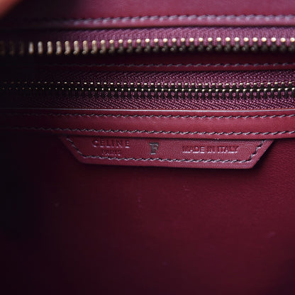 Celine Bullhide Calfskin Micro Bi-Color Luggage Vermillion 8 of 17