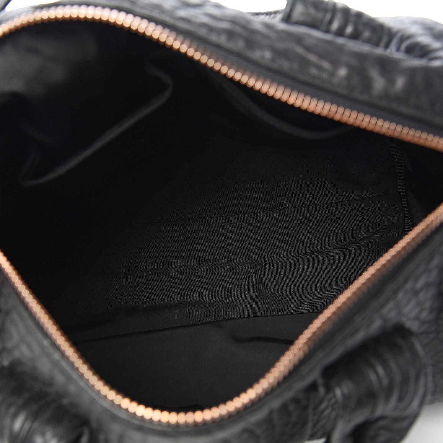 Alexander Wang Pebbled Lambskin Rocco Black Rose Gold Hardware 4 of 8