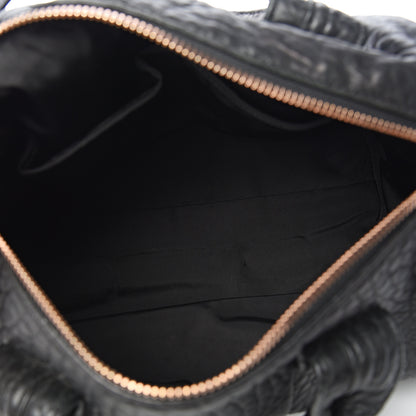 Alexander Wang Pebbled Lambskin Rocco Black Rose Gold Hardware 4 of 8