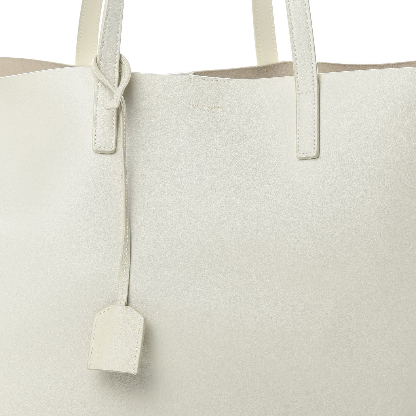Calfskin Large Shopping Tote Porcellana