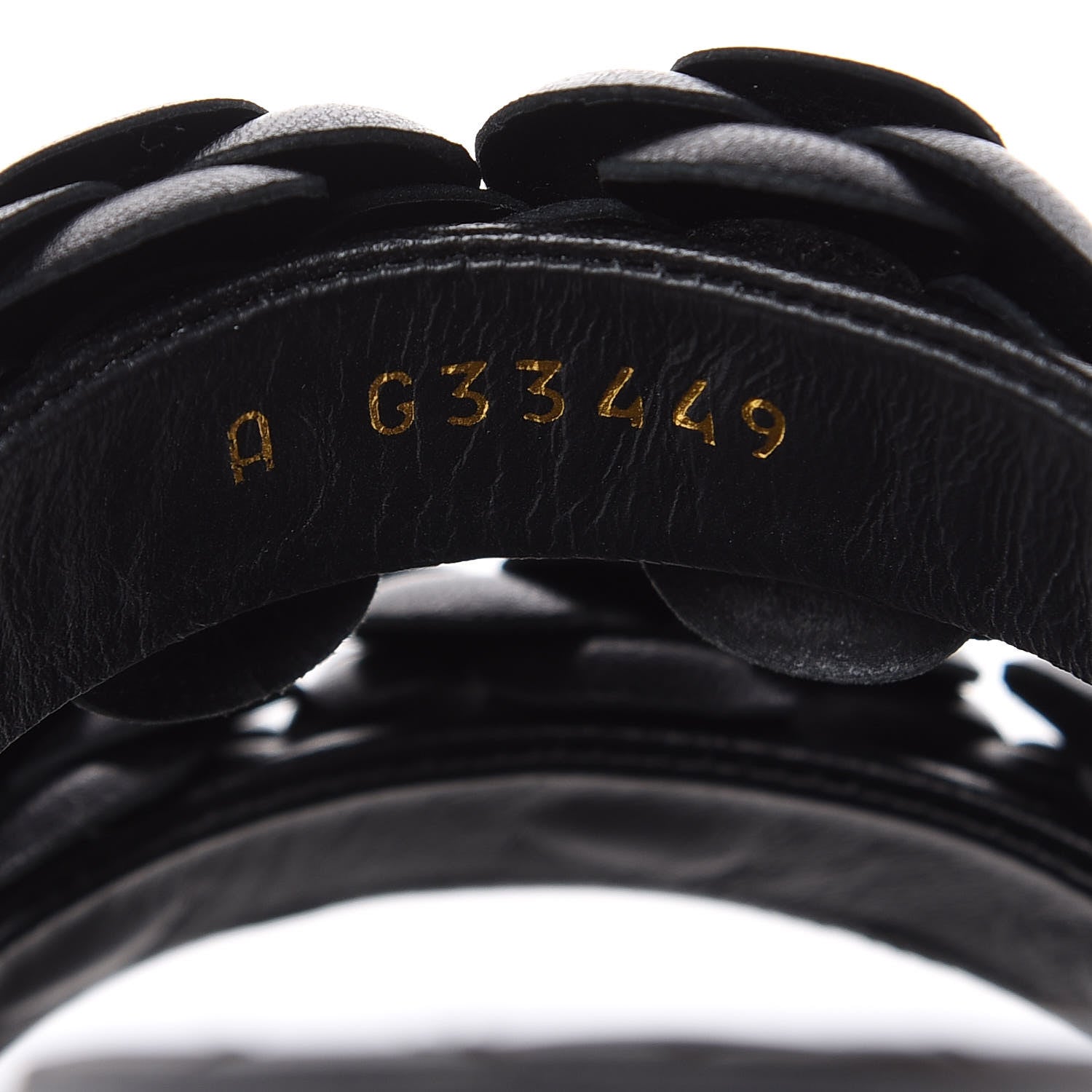 Chanel Lambskin Camellia Sandals 35.5 Black 8 of 11