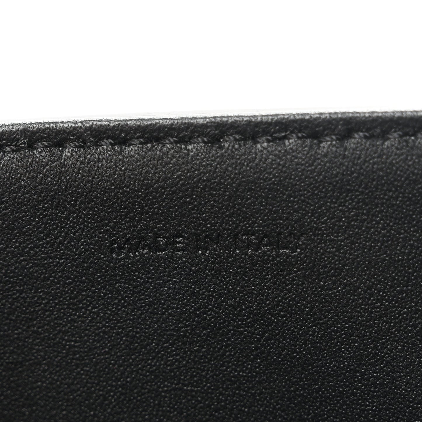Shiny Calfskin Medium Triomphe Black