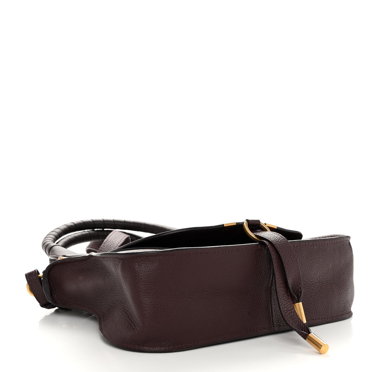 Calfskin Small Marcie Satchel Intense Violine