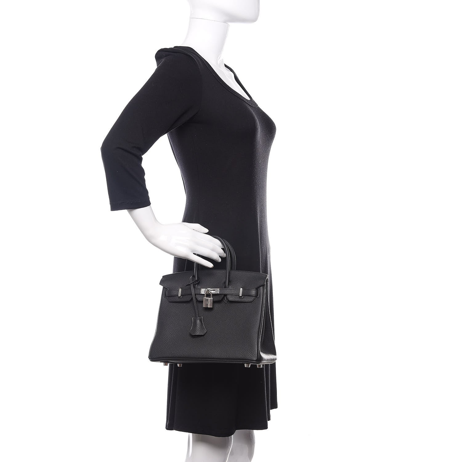 Hermes Togo Birkin 25 Black 3 of 12