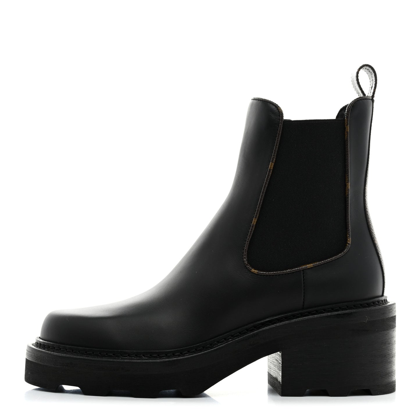 Calfskin Monogram Beaubourg Ankle Boots 37 Black