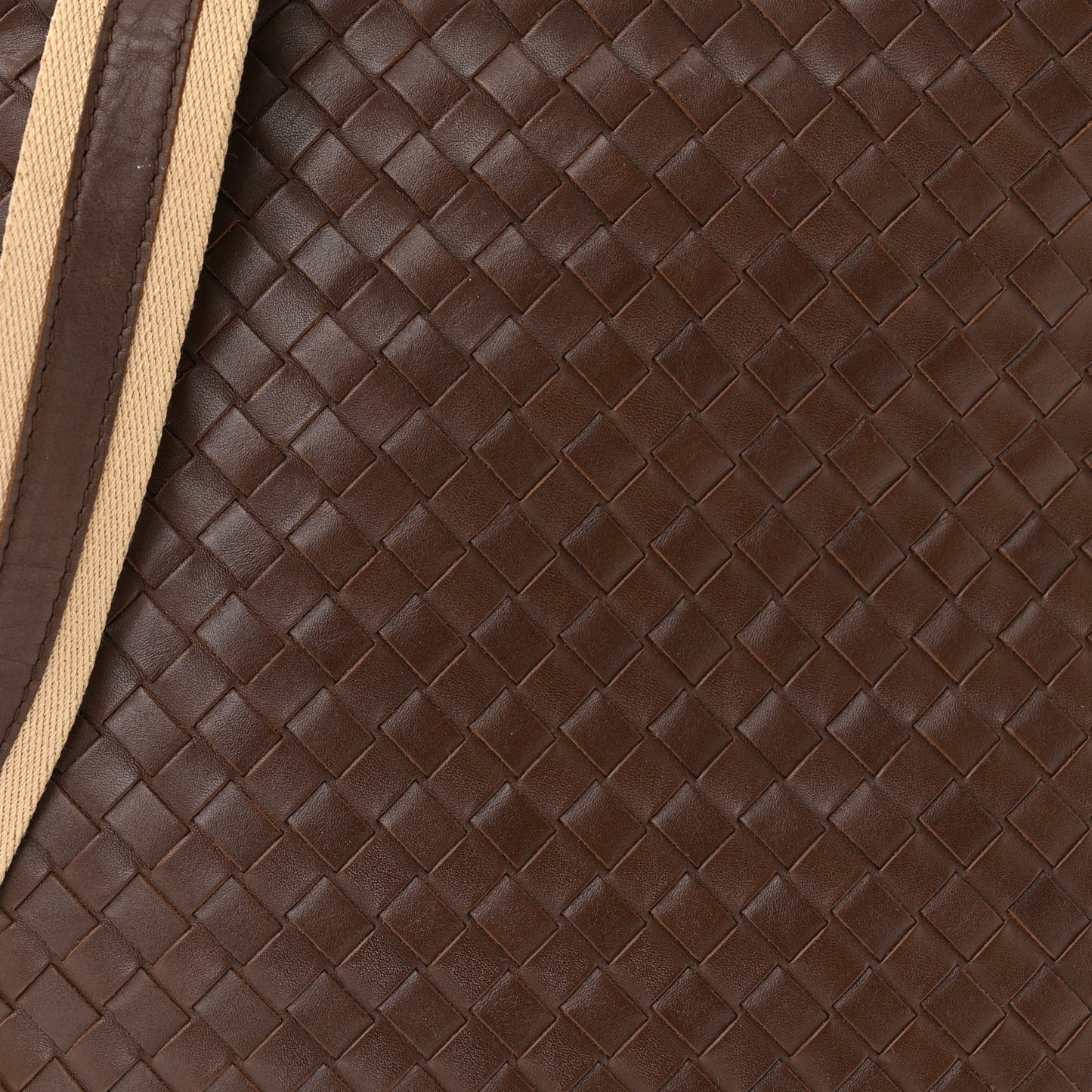 Nappa Intrecciato VN Crossbody Messenger Bag Brown