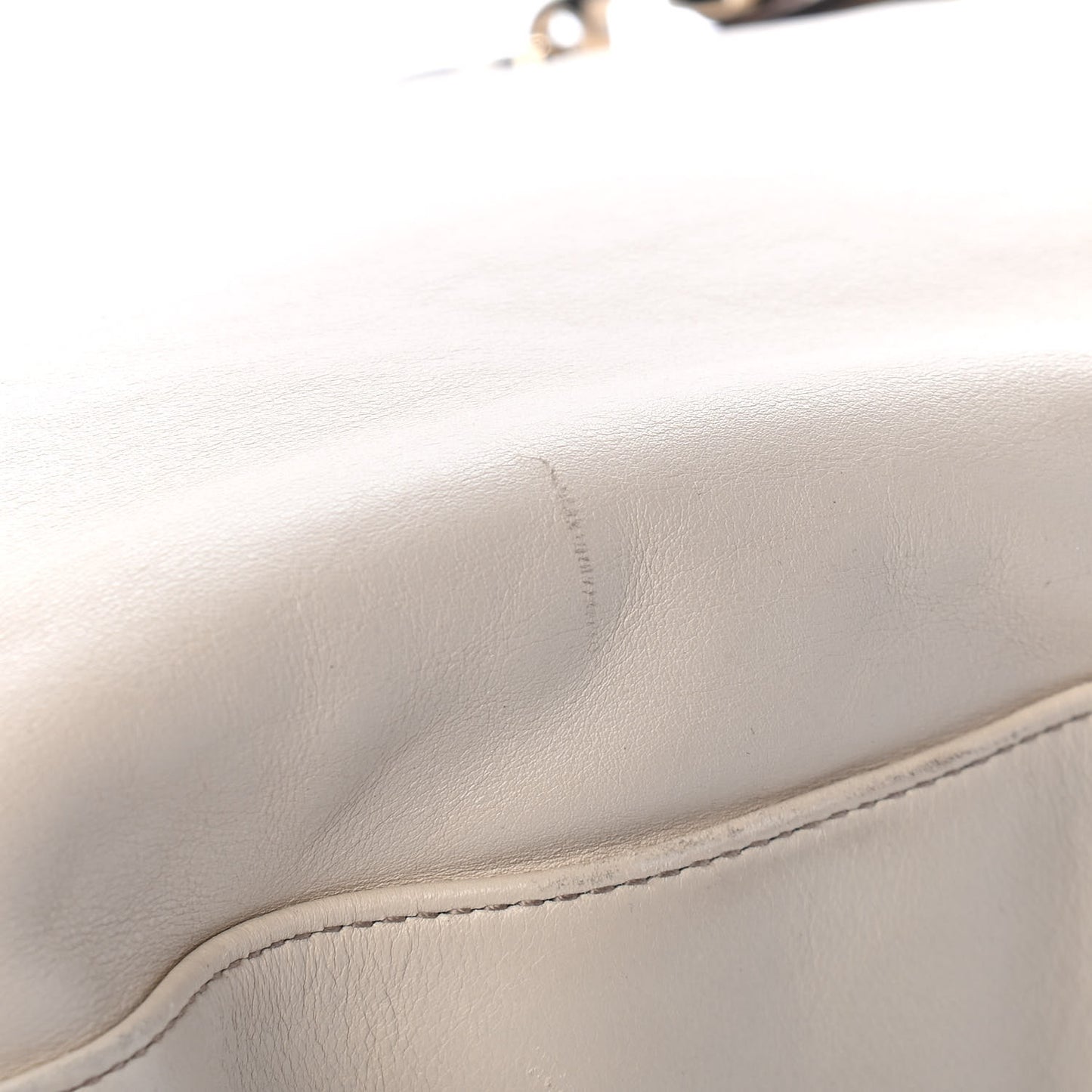 Calfskin Pelham Shoulder Bag Off White