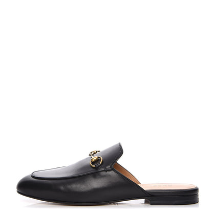 Gucci Calfskin Womens Princetown Slippers 38 Black 1 of 8