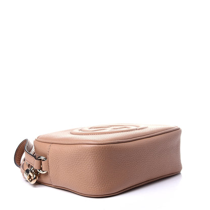 Gucci Pebbled Calfskin Small Soho Disco Bag Camelia 5 of 11