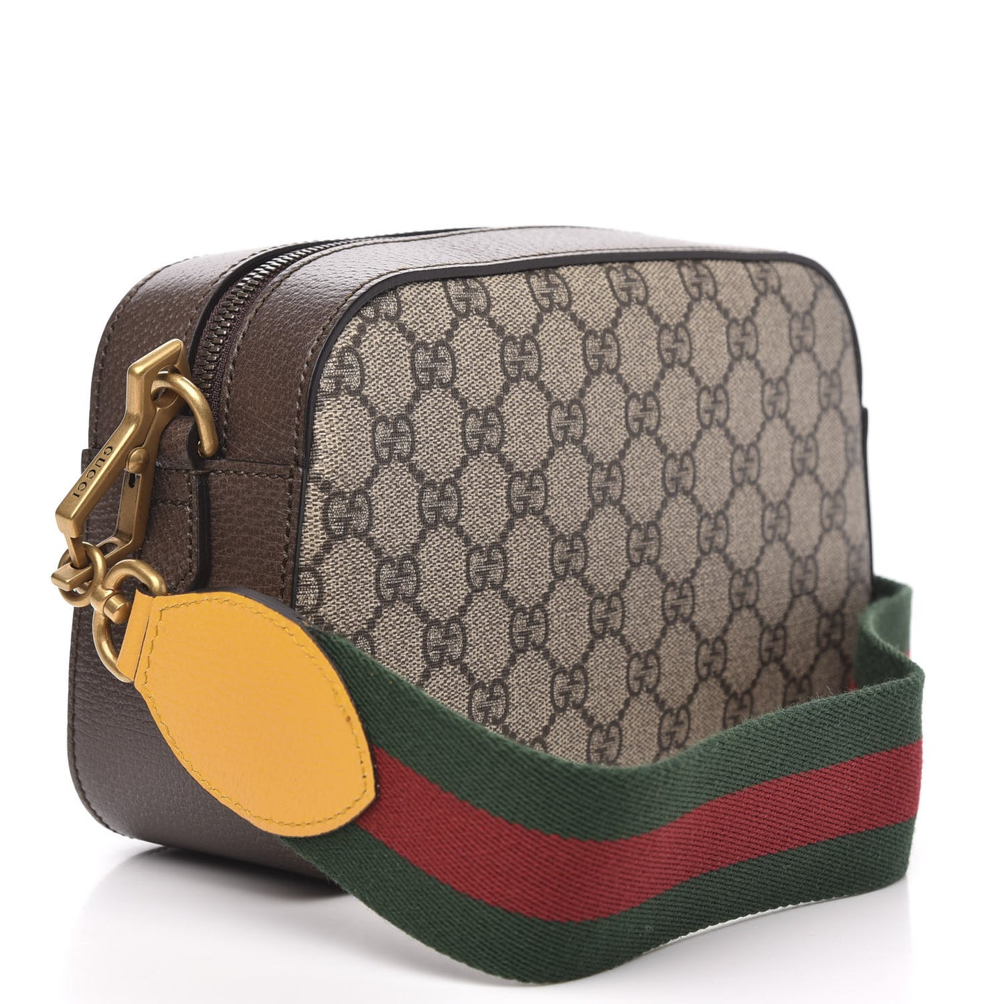 GG Supreme Monogram Web Neo Vintage Shoulder Bag Beige New Acero Crop