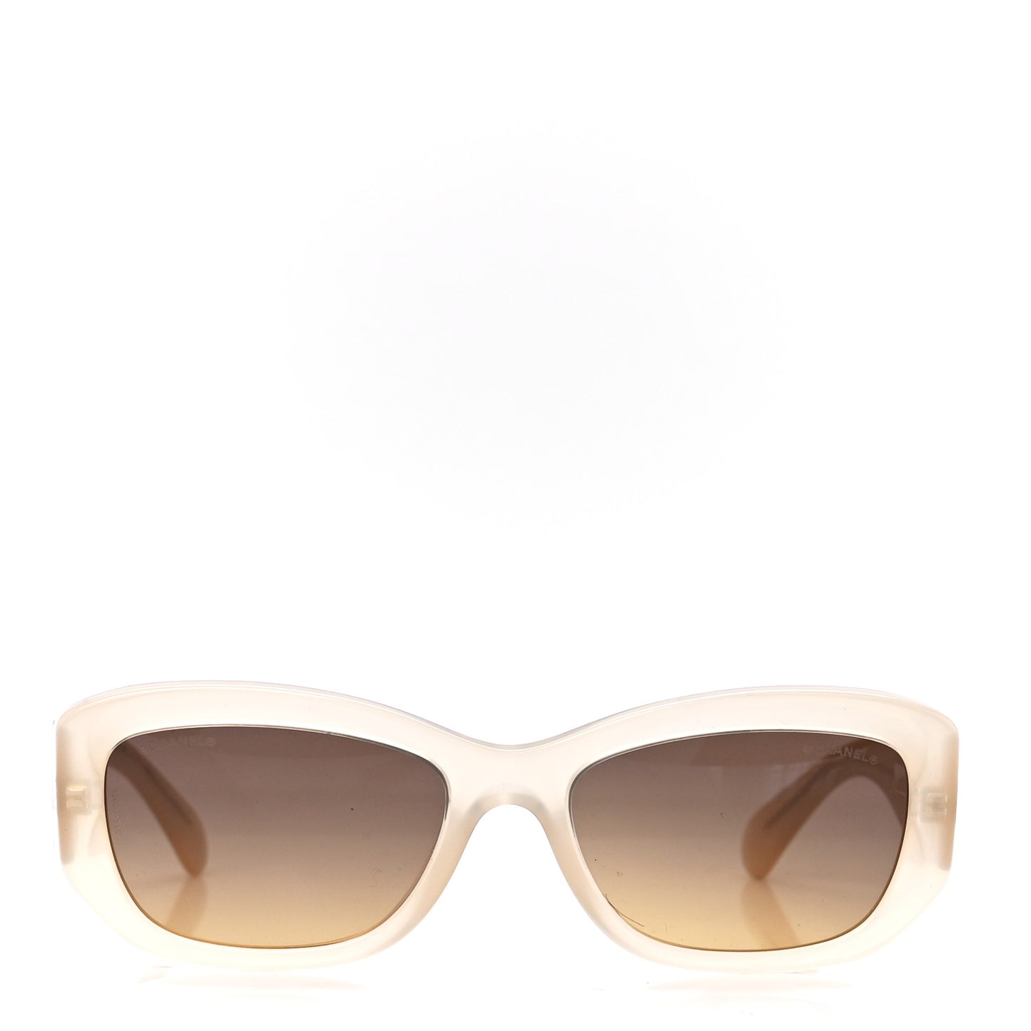 Acetate Rectangle Sunglasses 5493-A Light Yellow