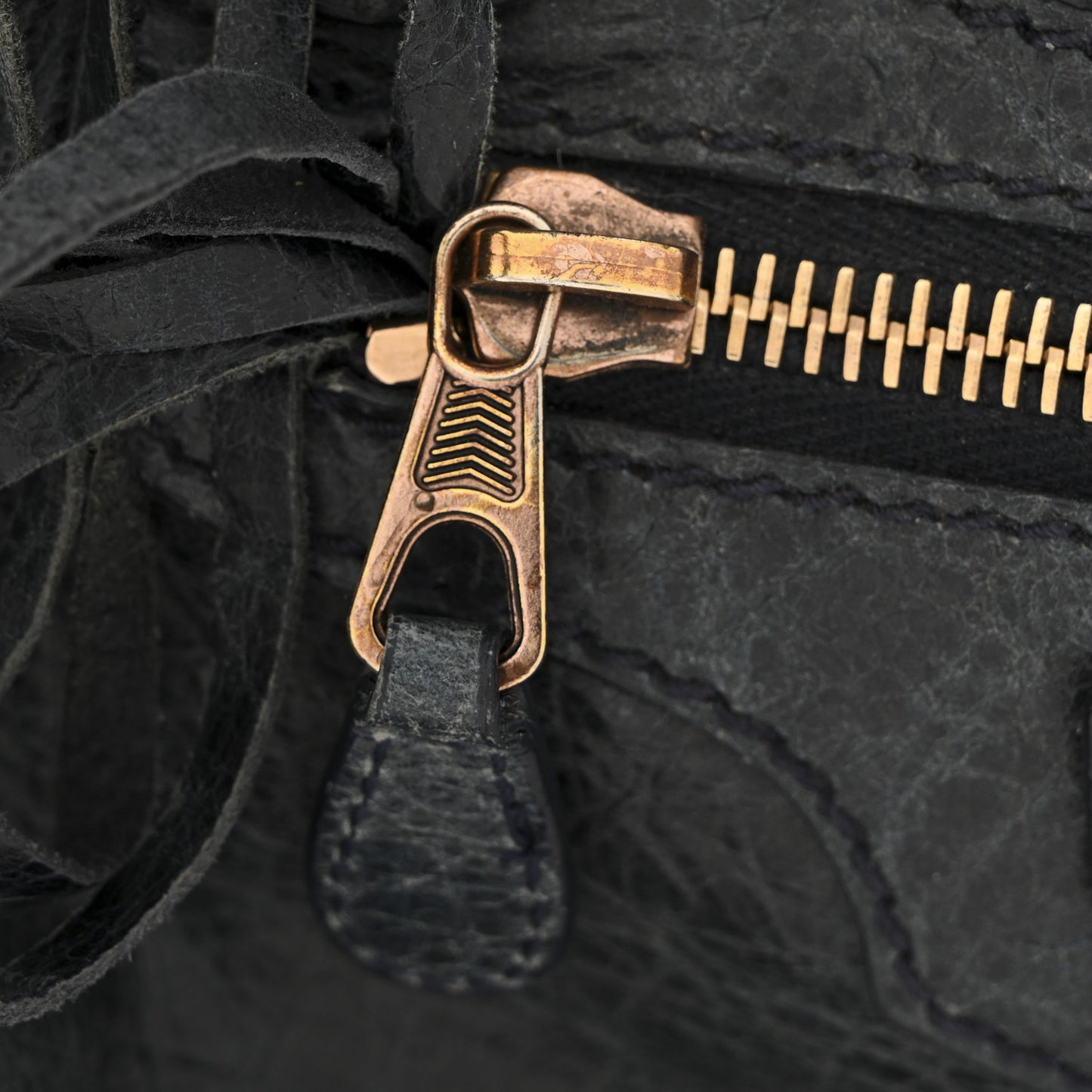 Agneau Giant 12 Rose Gold Hardware City Dark Night