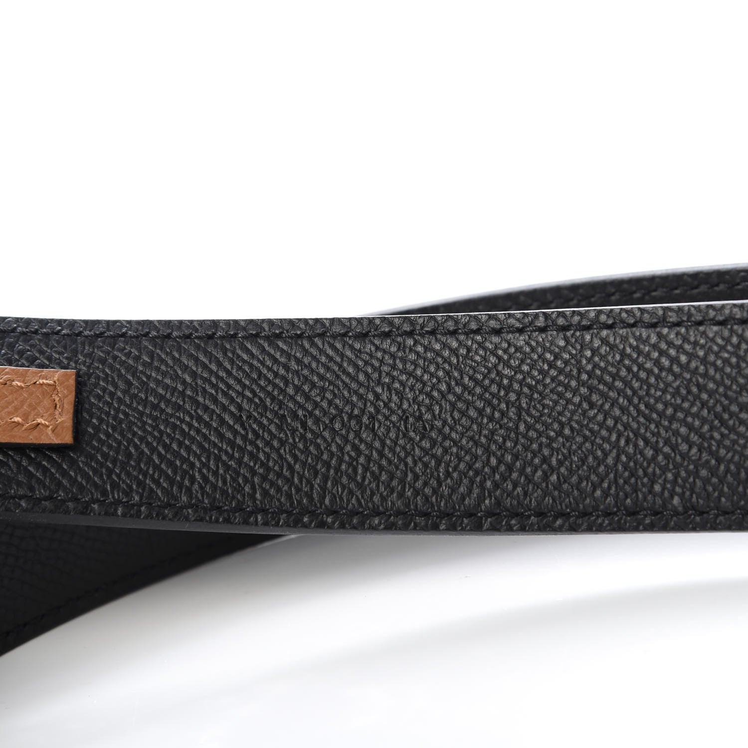 Hermes Epsom 30mm Tressage Au Galop Shoulder Strap Black Craie Gold 3 of 5