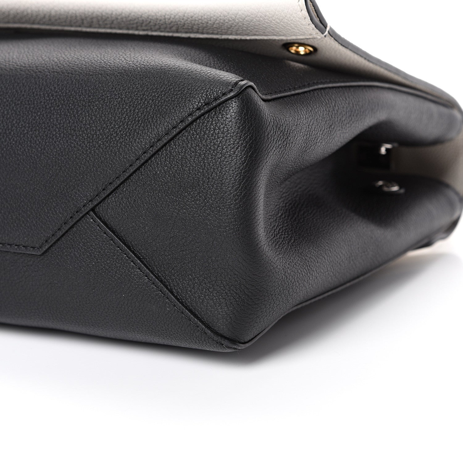 Louis Vuitton Calfskin Mechanical Flowers Lockme II Black White 9 of 11