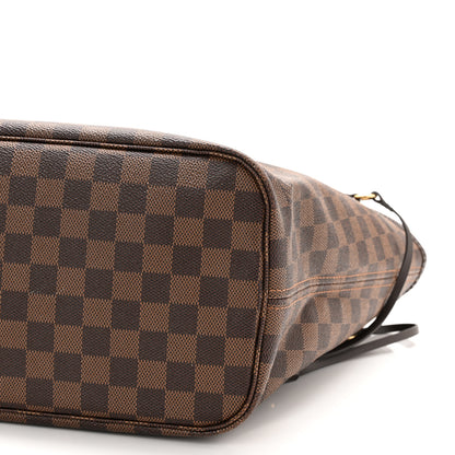 Louis Vuitton Damier Ebene Neo Neverfull MM Rose Ballerine 11 of 13