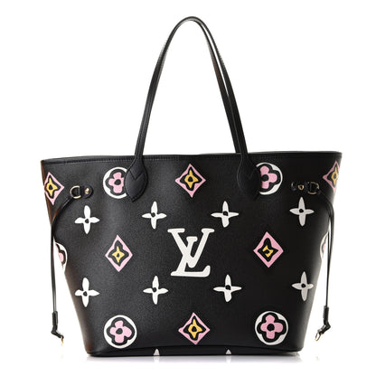 Louis Vuitton Monogram Giant Wild At Heart Neverfull MM Black 1 of 5