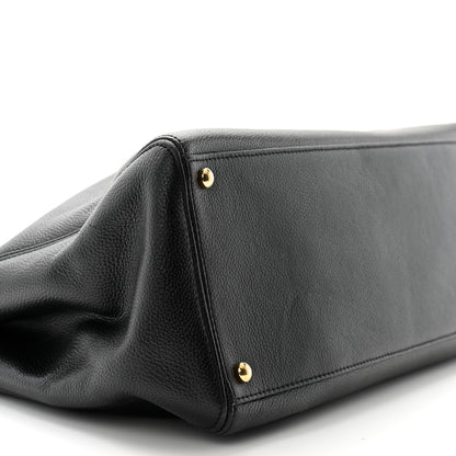 Chanel Caviar Cerf Executive Shopper Tote Black 9 of 12