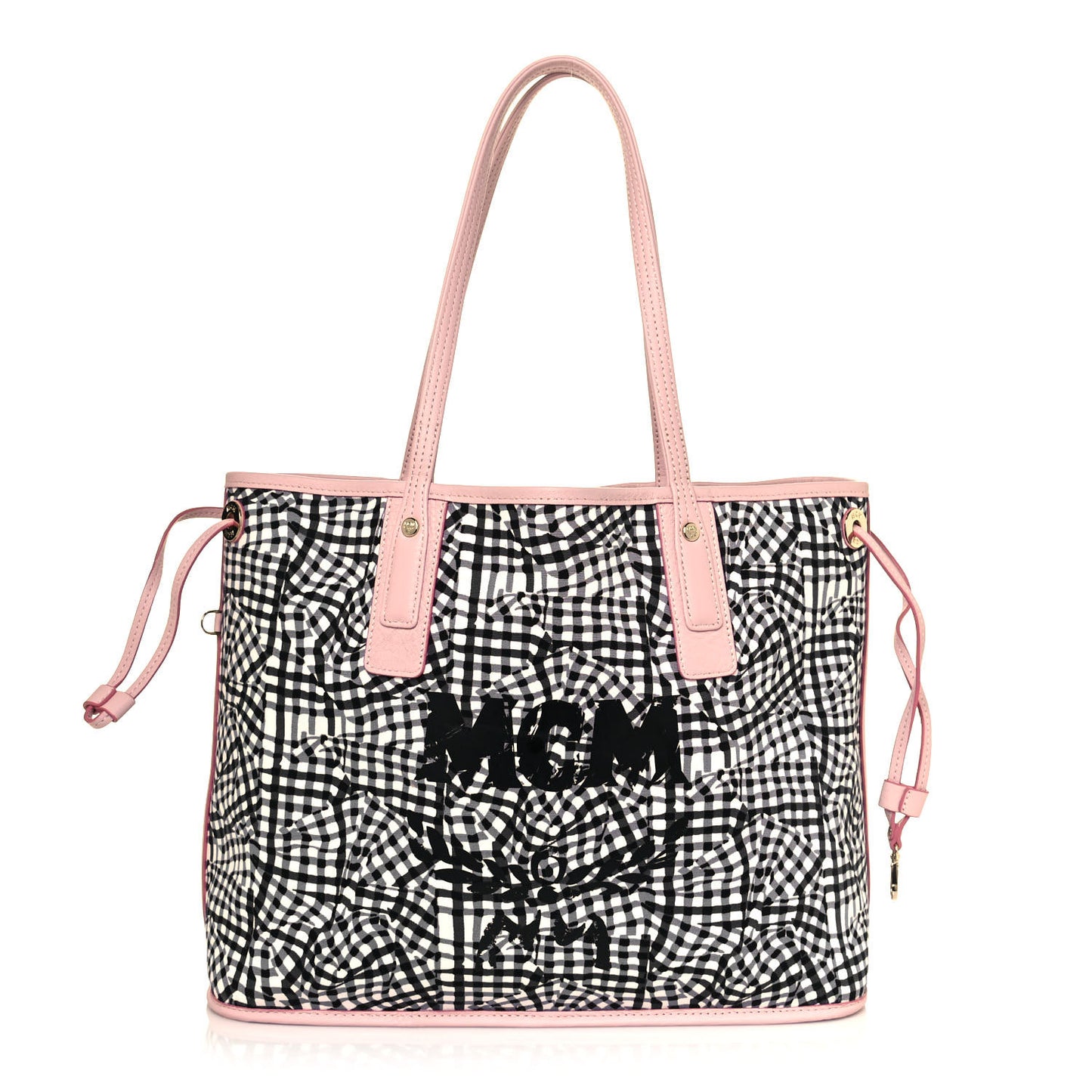 Visetos Medium Liz Reversible Shopper Tote Powder Pink