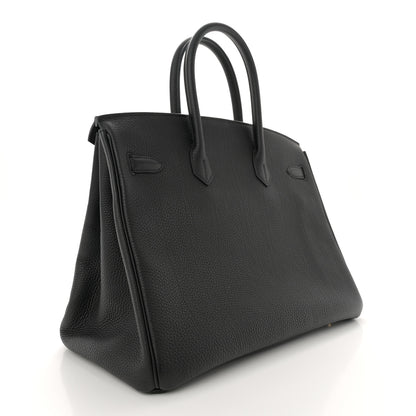 Hermes Togo Birkin 35 Black 3 of 11