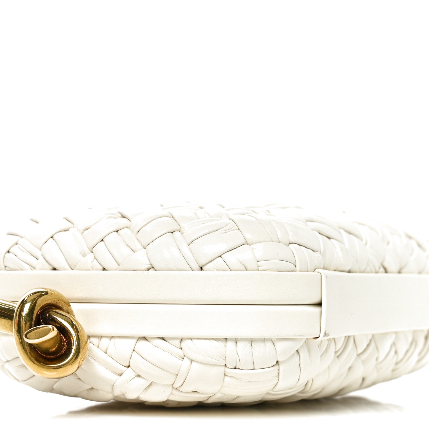 Bottega Veneta Foulard Intrecciato Knot On Strap White 8 of 9