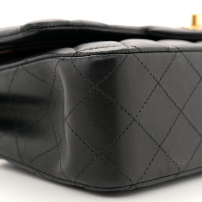 Chanel Lambskin Quilted Medium Double Flap Black 9 of 13