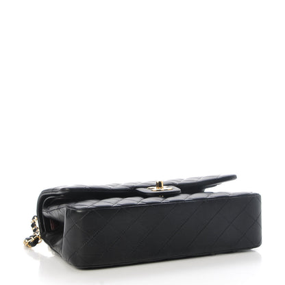 Chanel Lambskin Quilted Medium Double Flap Black 6 of 9
