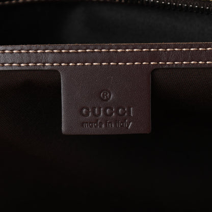 Gucci GG Supreme Monogram Medium Zippered Shopping Tote Dark Brown 7 of 11