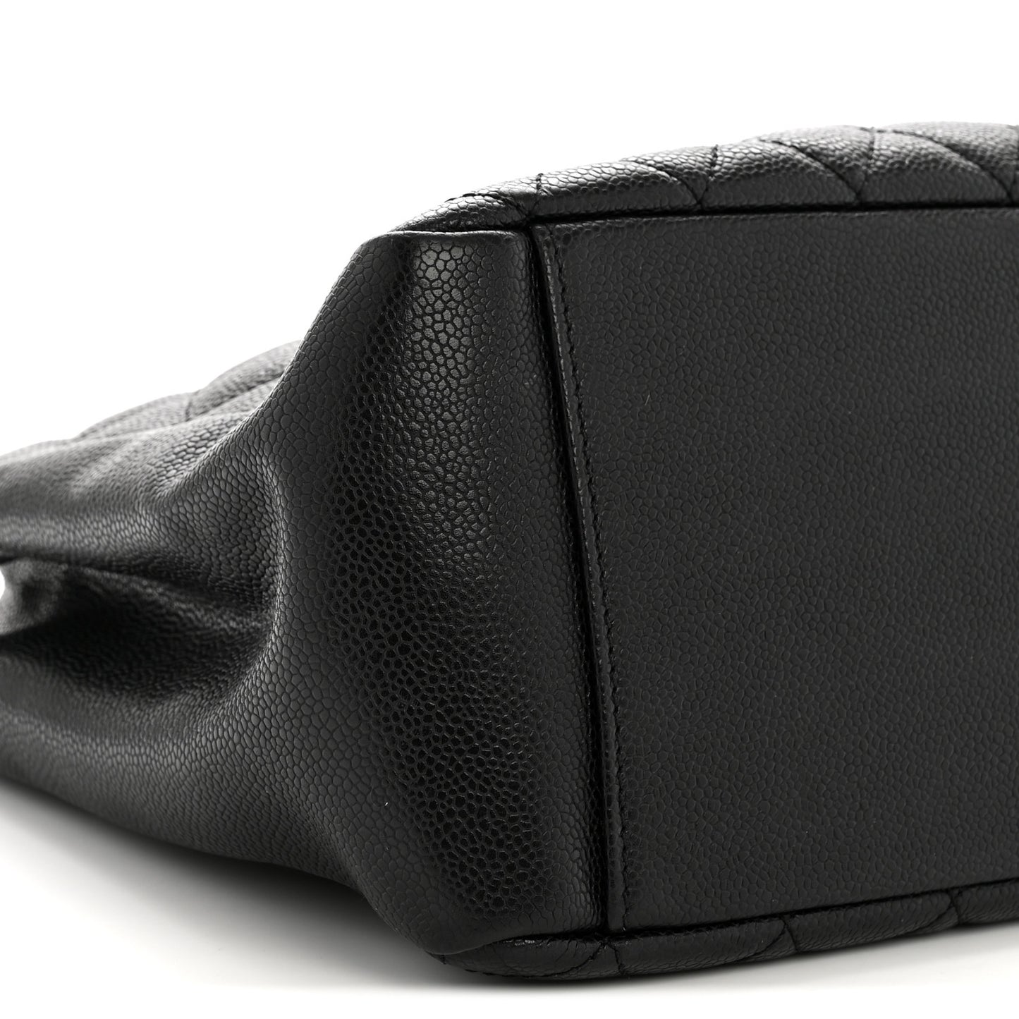 Caviar Quilted Grand Shopping Tote GST Black