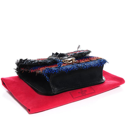 Valentino Garavani Feather Small Glam Lock Rockstud Flap Multicolor 4 of 7