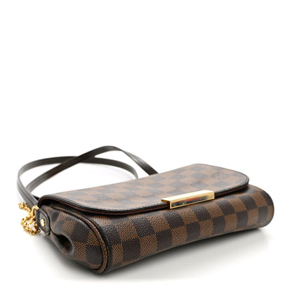 Louis Vuitton Damier Ebene Favorite PM 3 of 9