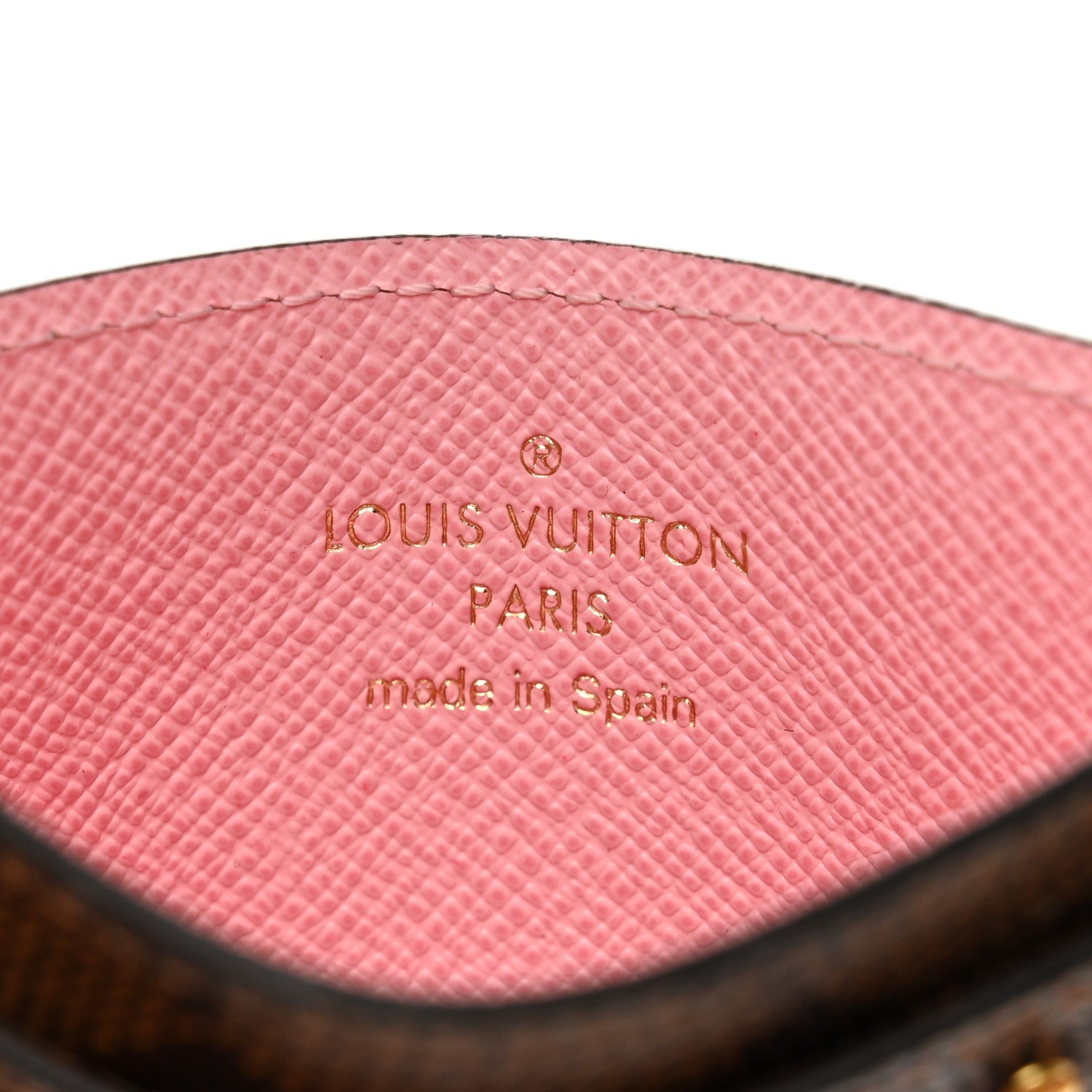 Louis Vuitton Damier Ebene Studded Card Holder 6 of 7
