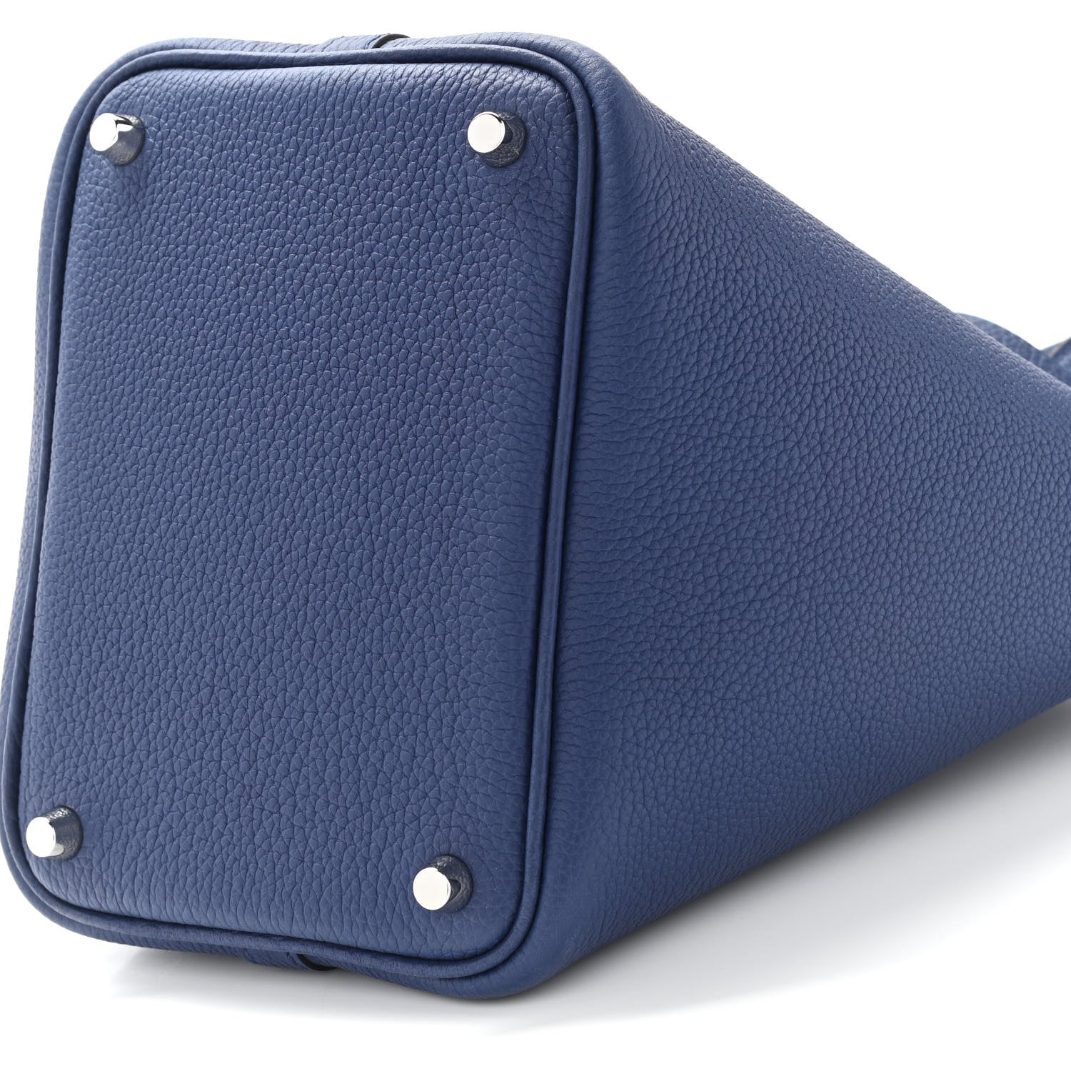 Hermes Taurillon Clemence Picotin Lock 18 PM Bleu Saphir 10 of 10