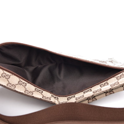 Gucci GG Monogram Web Double Pocket Belt Bag Brown 5 of 7