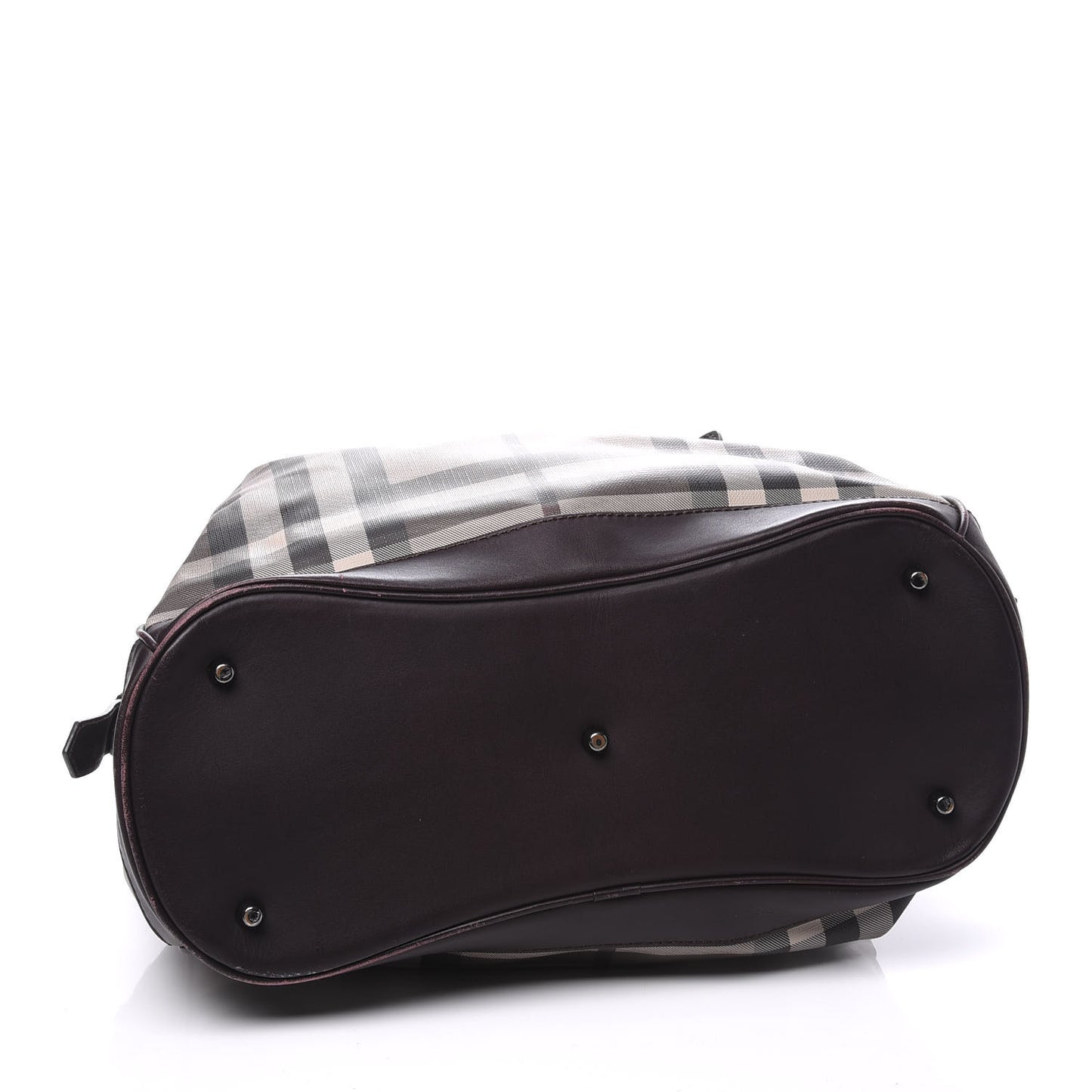 Smoked Check Medium Walden Belted Hobo Plum