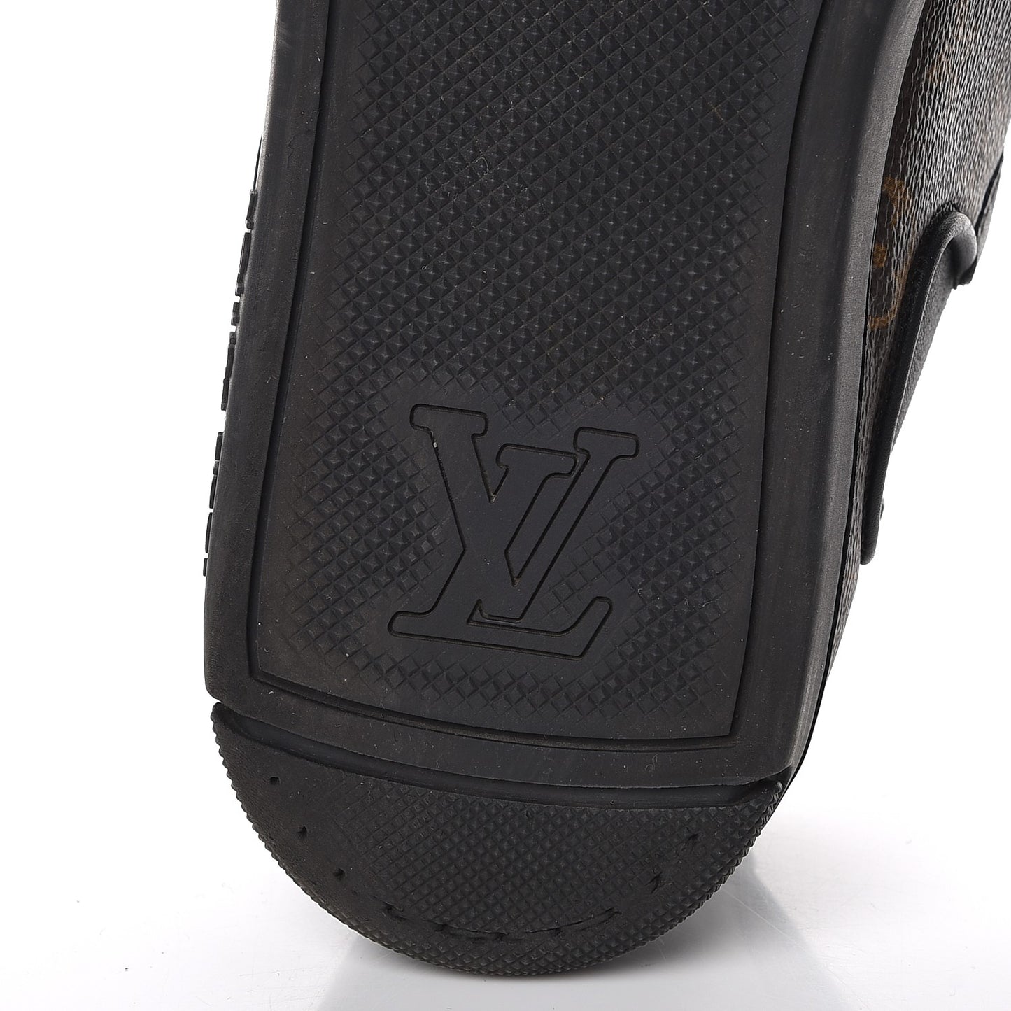 Calfskin Monogram Slalom Sneakers 9 Black
