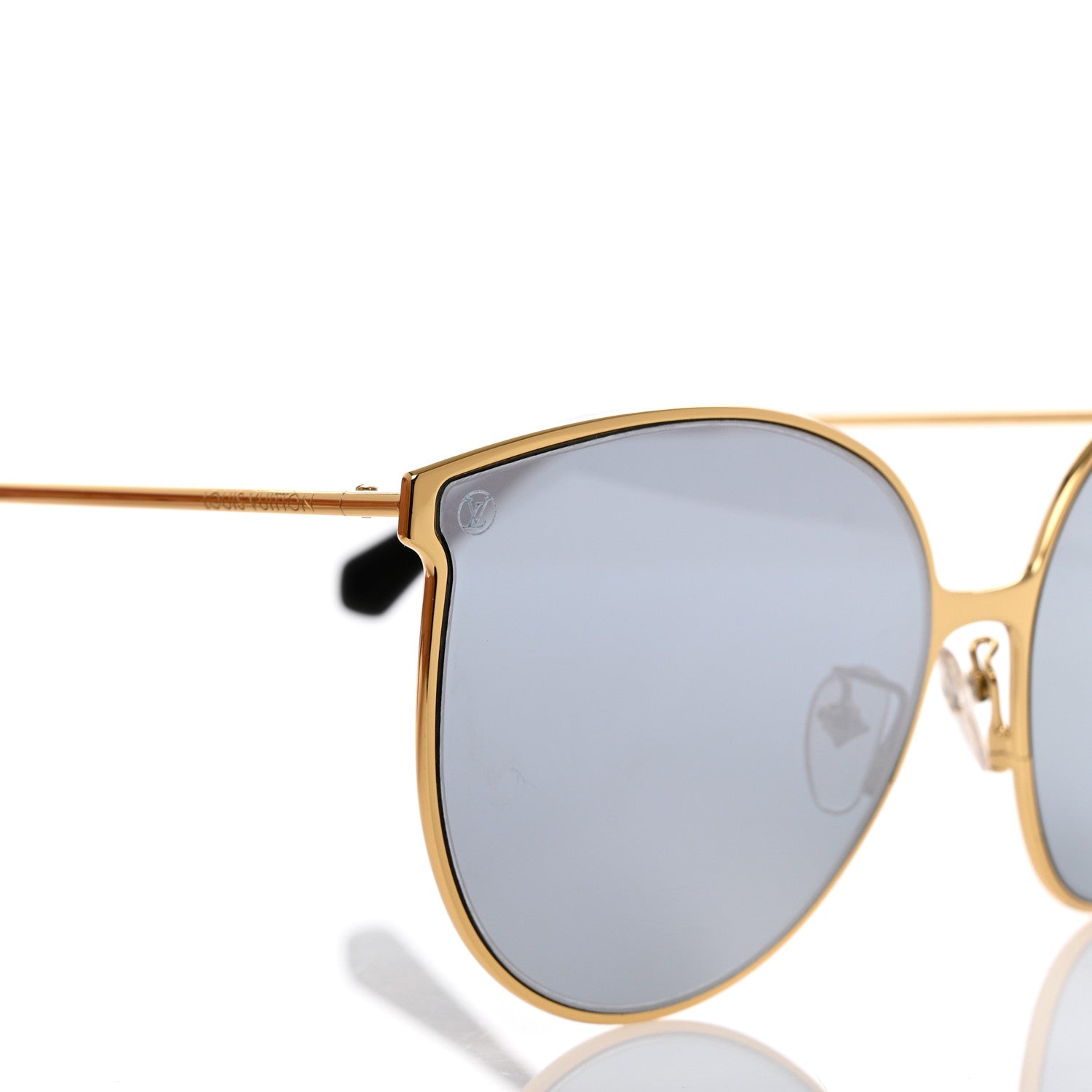 Louis Vuitton I Feel Pretty Sunglasses Z1223E Gold 5 of 8