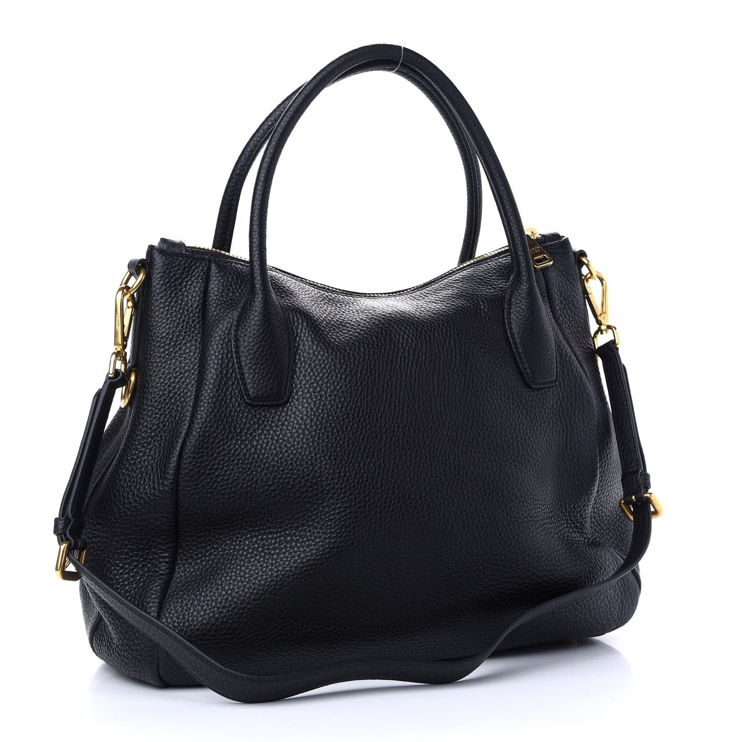 Vitello Daino Tote Black