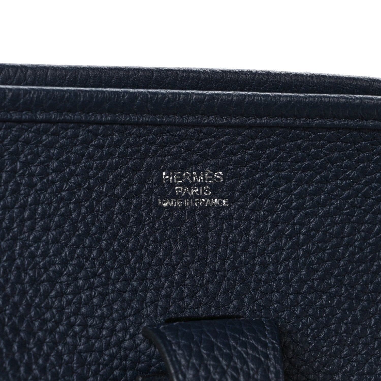 Hermes Taurillon Clemence Evelyne III GM Bleu Nuit 6 of 8