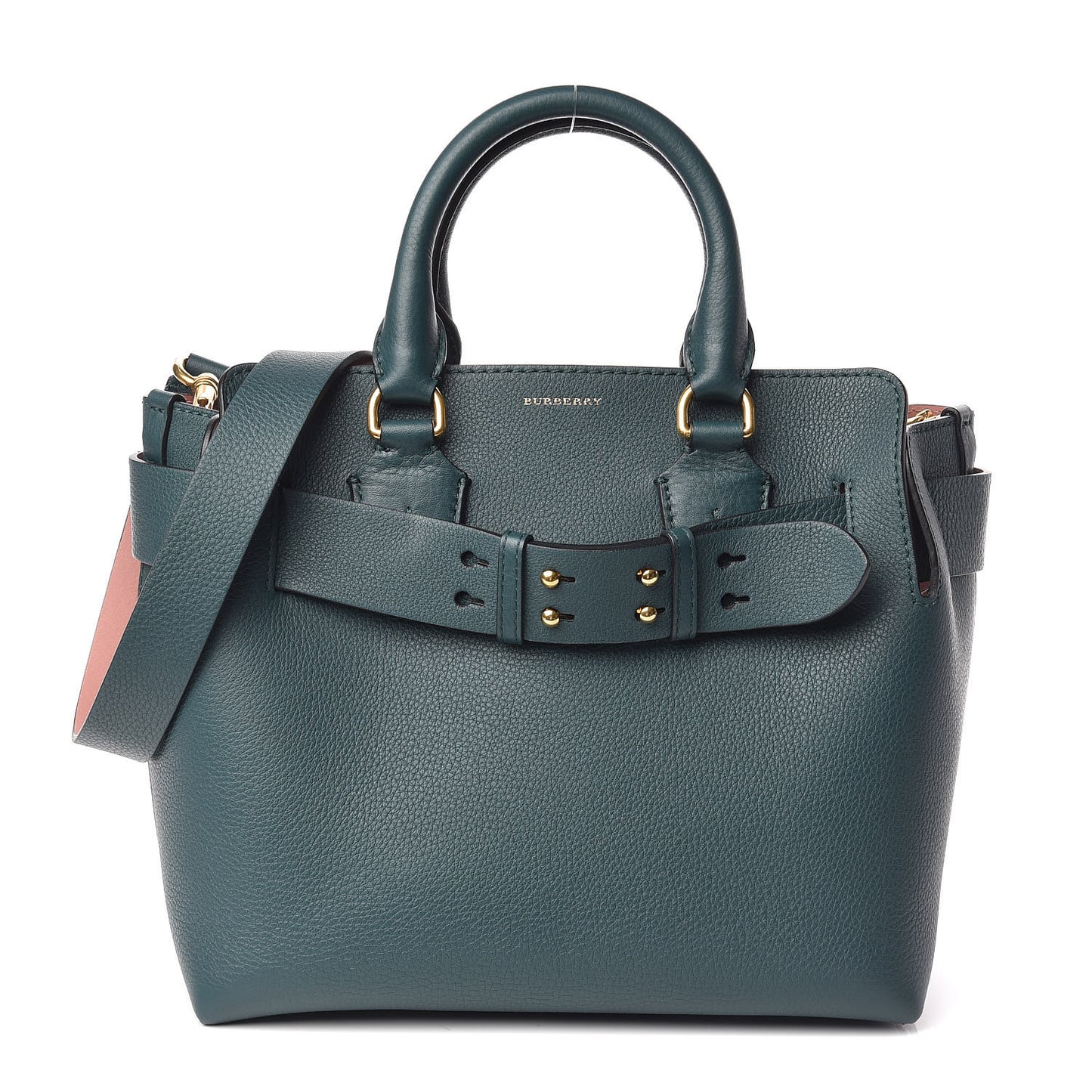 Soft Grain Calfskin Small Belt Bag Dark Cyan