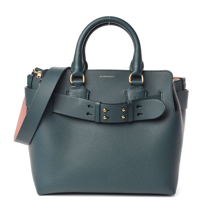 Burberry Soft Grain Calfskin Small Belt Bag Dark Cyan 1 of 10