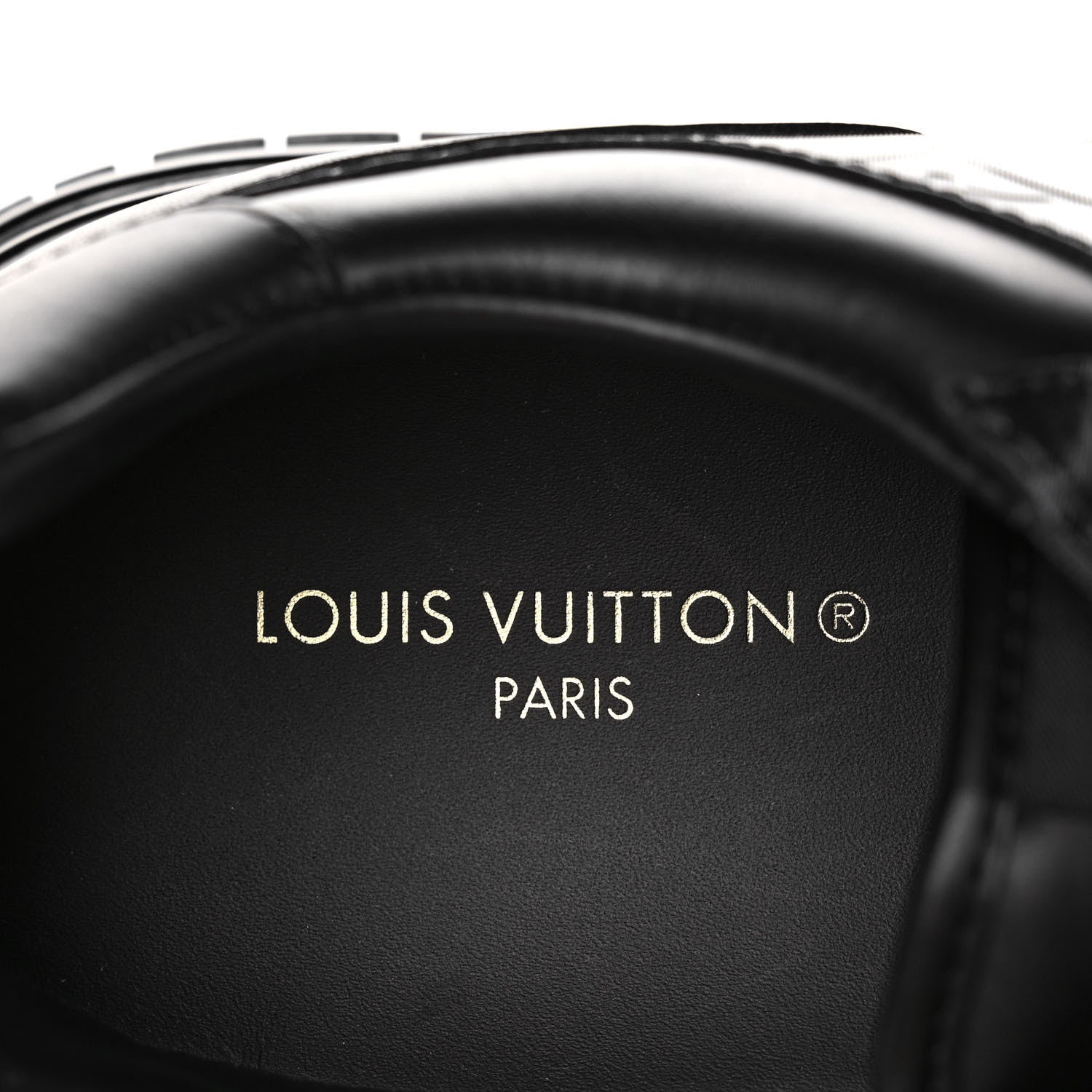 Louis Vuitton Calfskin Iridescent Monogram Rivoli Sneakers 10 Black 7 of 8