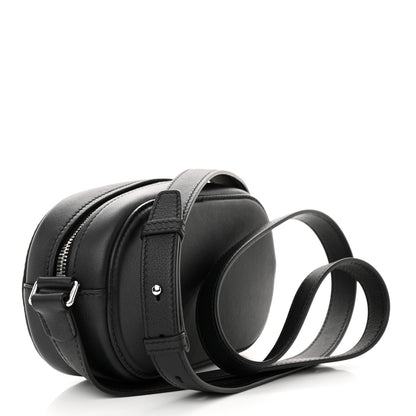 Salvatore Ferragamo SALVATORE FERRAGAMO Calfskin Double Gancio Crossbody Bag Black 3 of 10