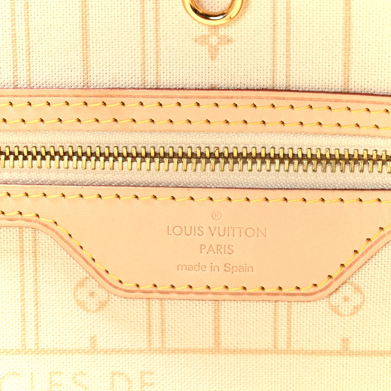 Louis Vuitton Damier Azur Neverfull MM 6 of 9