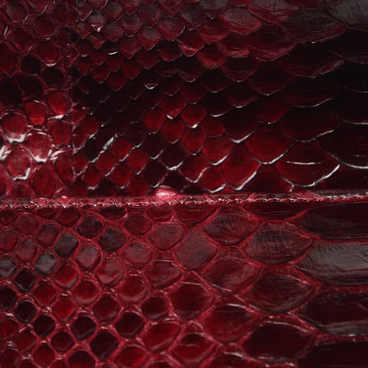 Judith Leiber Python Crystal Clutch Red 8 of 9